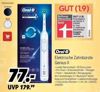 MEDIMAX Oral-B Elektrische Zahnbürste Genius X Angebot