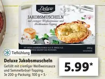 Lidl Deluxe Jakobsmuscheln 200g Angebot