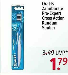 Rossmann Oral-b Zahnbürste Pro-expert Cross Action Rundum Sauber Angebot