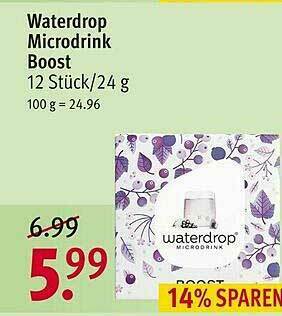 Rossmann Waterdrop Microdrink Boost Angebot