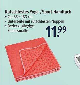 Rossmann Rutschfestes Yoga- Sport-handtuch Angebot