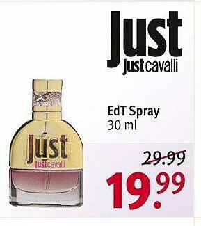 Rossmann Just Cavalli Edt Spray Angebot