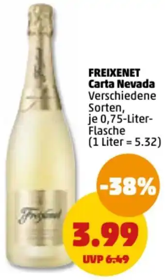 PENNY Freixenet Carta Nevada 0,75 Liter Flasche Angebot