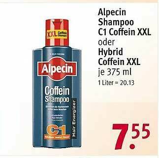 Rossmann Alpecin Shampoo C1 Coffein XXL Oder Hybrid Coffein XXL Angebot