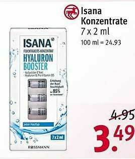 Rossmann Isana Konzentrate Angebot