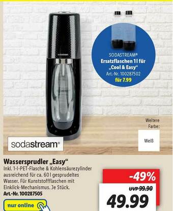 Lidl Sodastream Wassersprudler „easy” Angebot