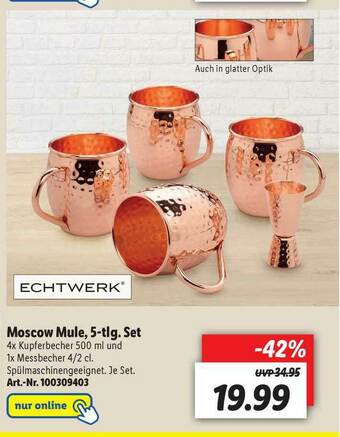 Lidl Echtwerk Moscow Mule Angebot