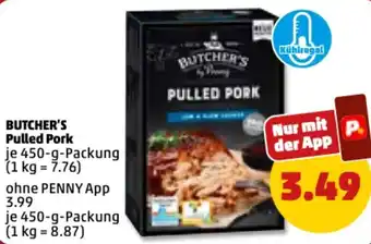 PENNY Butcher's Pulled Pork 450 g Packung Angebot