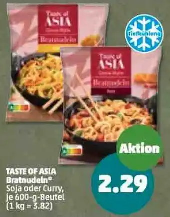 PENNY Taste of Asia Bratnudeln 600 g Beutel Angebot