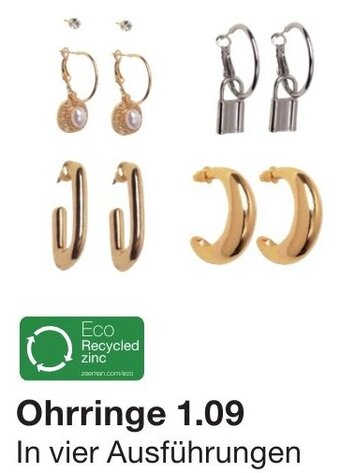 Zeeman Ohrringe Angebot