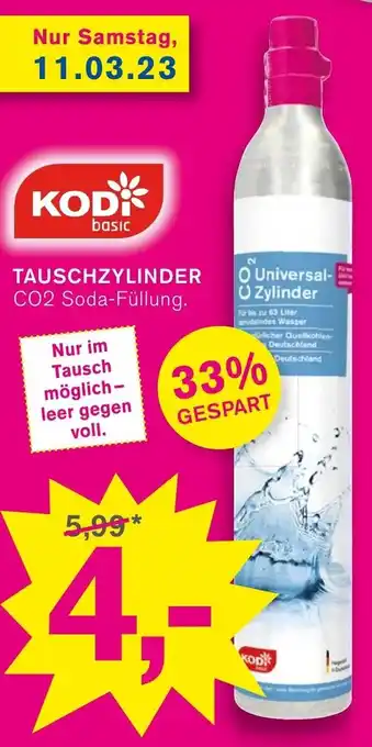 KODi Tauschzylinder Angebot