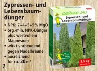 Thomas Philipps Grüner Jan Zypressen und Lebensbaumdünger 2,5 kg Angebot