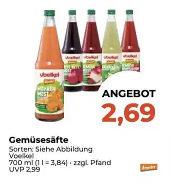 Pro Biomarkt Gemüsesäfte Angebot