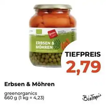 Pro Biomarkt Erbsen & möhren greenorganics Angebot