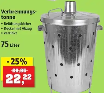 Thomas Philipps Verbrennungstonne 75 Liter Angebot