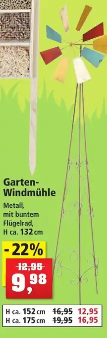 Thomas Philipps Garten Windmühle H ca. 132 cm Angebot