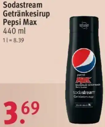 Rossmann Sodastream Getränkesirup Pepsi Max 440 ml Angebot