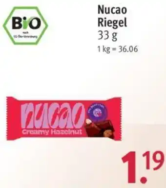 Rossmann Nucao Riegel 33 g Angebot