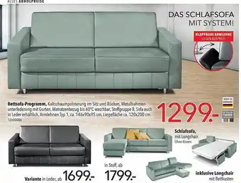 Schaffrath Bettsofa-programm Angebot