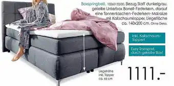 Schaffrath Boxspringbett 10260132 00 Angebot