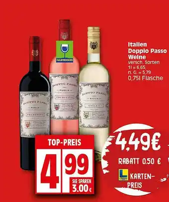 Elli Markt Italien doppio passo weine Angebot