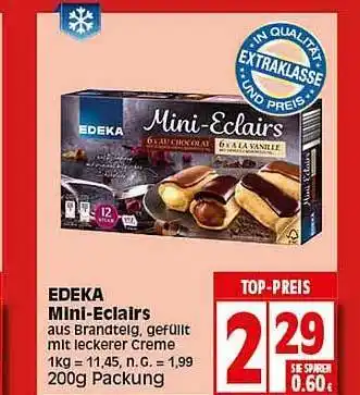 Elli Markt Edeka mini eclairs Angebot