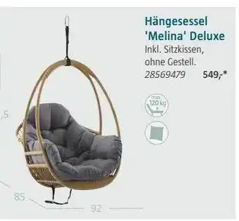 Bauhaus Hängesessel 'melina' deluxe Angebot