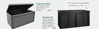 Bauhaus Gartentruhe 'wave' oder kissenbox xxl Angebot