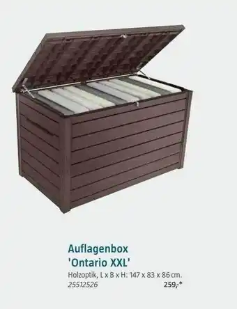 Bauhaus Auflagenbox 'ontario xxl' Angebot