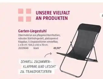 Bauhaus Garten-liegestuhl Angebot