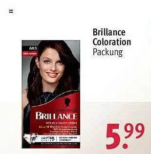 Rossmann Brillance coloration schwarzkopf Angebot