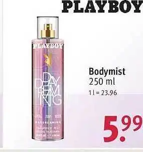 Rossmann Playboy bodymist Angebot