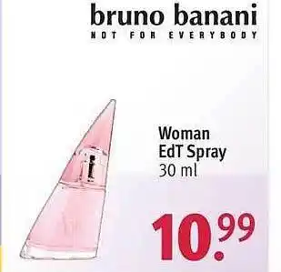 Rossmann Bruno banani woman edt spray Angebot