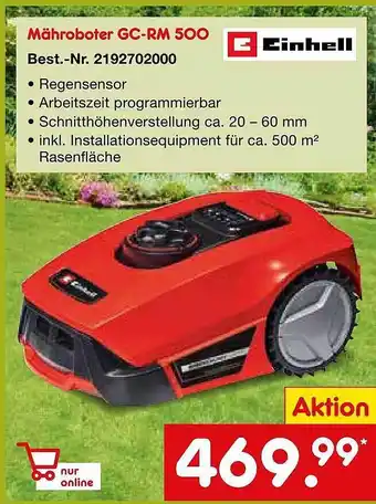 Netto Marken-Discount Einhell mähroboter gc-rm 500 Angebot