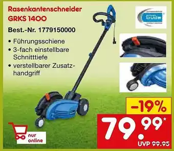 Netto Marken-Discount Güde rasenkantenschneider grks 1400 Angebot