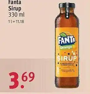 Rossmann Fanta sirup Angebot