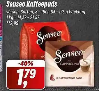 Simmel Senseo kaffeepads Angebot