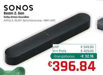 Hirsch und Ille Sonos Soundbar | Beam Gen.2 Angebot