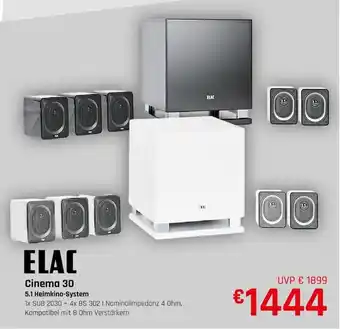 Hirsch und Ille Elac Heimkino-System 5.1 | Cinema 30 Angebot