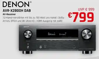 Hirsch und Ille Denon AV-Receiver | AVR-X2800H DAB Angebot