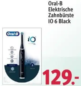 Rossmann Oral-B Elektrische Zahnbürste iO 6 Black Angebot