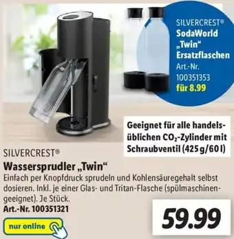 Lidl Silvercrest Wassersprudler Twin Angebot