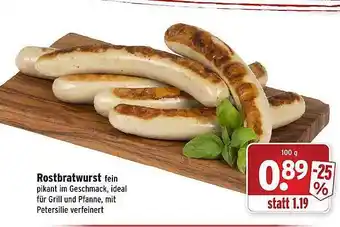 Wasgau Rostbratwurst Angebot