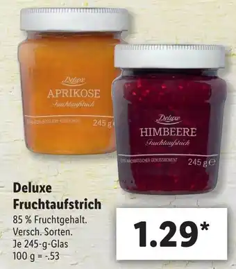 Lidl Deluxe Fruchtaufstrich 245g Angebot