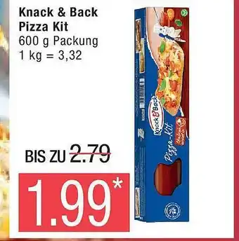 Marktkauf Knack & back pizza kit Angebot