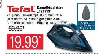 Marktkauf Tefal dampfbügeleisen „fv1713“ Angebot