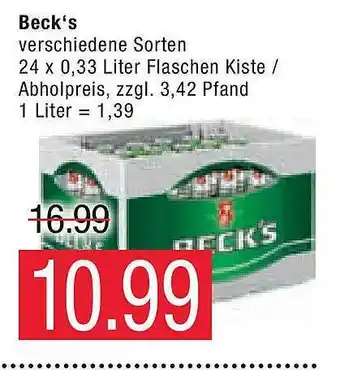 Marktkauf Beck's Angebot