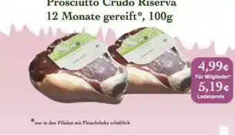 LPG Biomarkt Prosciutto Crudo Riserva Angebot