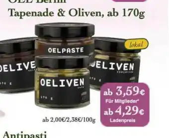 LPG Biomarkt Oeliven Tapenade & Oliven Angebot