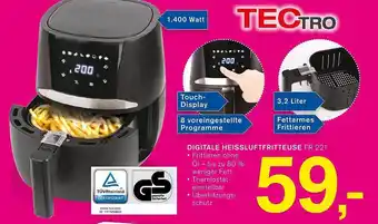 KODi Tectro digitale heissluftfritteuse fr 221 Angebot